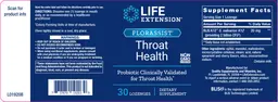 Label for Throat Health