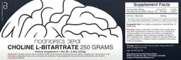 Label for Choline L-Bitartrate
