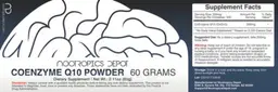 Label for Coenzyme Q10 Powder