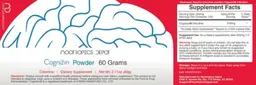 Label for Cognizin Powder