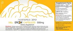 Label for EpiCor Capsules 500 mg