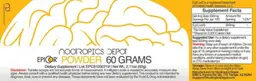 Label for EpiCor Powder 60 grams