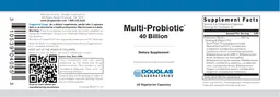 Label for Multi-Probiotic 40 Billion