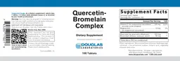 Label for Quercetin Bromelain Complex