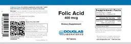 Label for Folic Acid 400 mcg