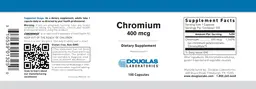 Label for Chromium 400 mcg