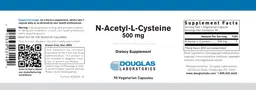 Label for N-Acetyl-L-Cysteine 500 mg