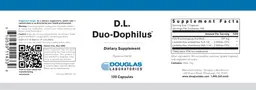 Label for D.L. Duo-Dophilus