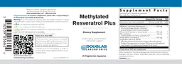 Label for Methylated Resveratrol Plus