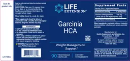 Label for Garcinia HCA