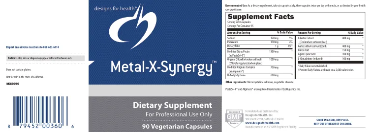 Label for Metal-X-Synergy