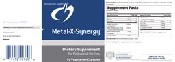 Label for Metal-X-Synergy