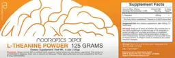 Label for L-Theanine Powder