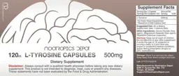 Label for L-Tyrosine Capsules 500 mg