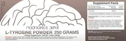 Label for L-Tyrosine Powder