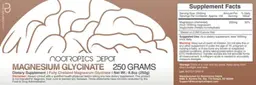 Label for Magnesium Glycinate