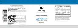 Label for B6 100 mg