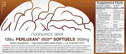 Label for Perluxan Hops Resin Extract Softgels 300 mg
