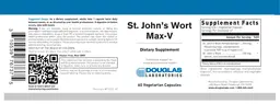 Label for St. John's Wort Max-V