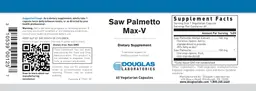 Label for Saw Palmetto Max-V