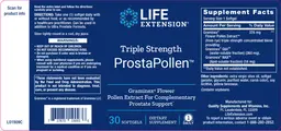 Label for Triple Strength ProstaPollen