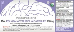 Label for Polygala Tenuifolia Capsules 100 mg