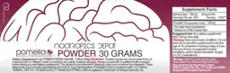 Label for Pomella Natural Pomegranate Extract Powder