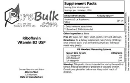 Riboflavin Vitamin B2 USP
