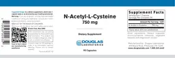 Label for N-Acetyl-L-Cysteine 750 mg