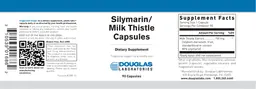 Label for Silymarin/Milk Thistle Capsules