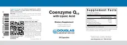 Label for Coenzyme Q-10 with Lipoic Acid