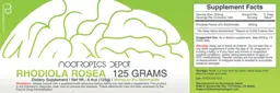 Label for Rhodiola Rosea