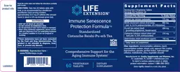 Label for Immune Senescence Protection Formula