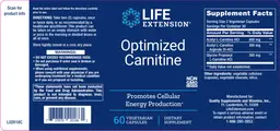 Label for Optimized Carnitine