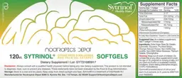 Label for Sytrinol Citrus Fruit & Malaysian Red Palm Oil Extract Softgels