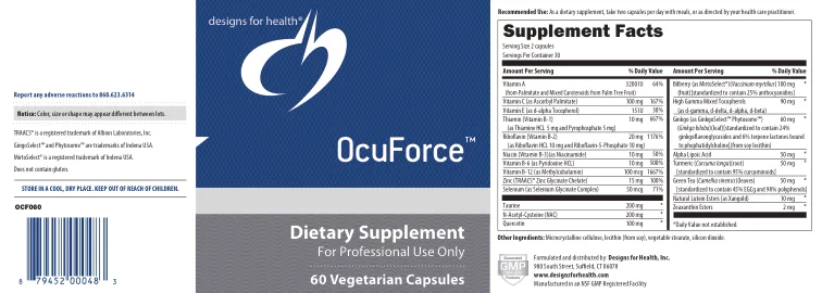 Label for OcuForce