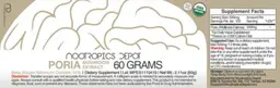 Label for Poria Mushroom Extract