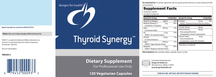 Label for Thyroid Synergy