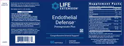 Label for Endothelial Defense Pomegranate Plus