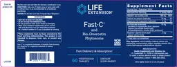 Label for Fast-C and Bio-Quercetin Phytosome