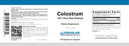 Label for Colostrum