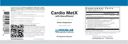 Label for Cardio MetX with GlucoPhenol