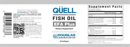 Label for Quell Fish Oil EFA Plus