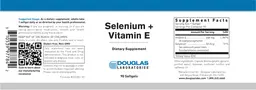 Label for Selenium + Vitamin E