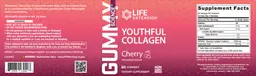 Label for Youthful Collagen Cherry