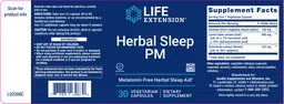 Label for Herbal Sleep PM