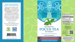 Label for Focus Tea Spearmint