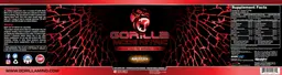 Label for Gorilla Mode Nitric Mango Peach