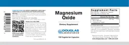 Label for Magnesium Oxide