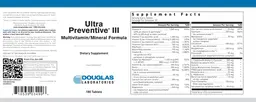 Label for Ultra Preventive III